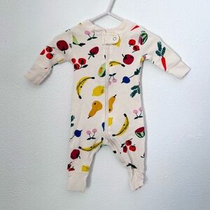 Hanna Andersson Cream Fruit Print